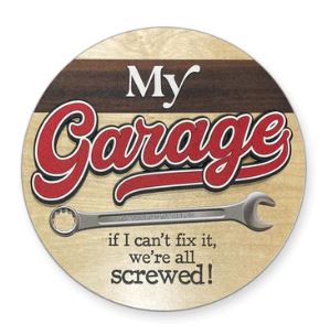 My Garage - Round Sign