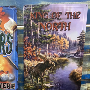 Metal Sign King of the North