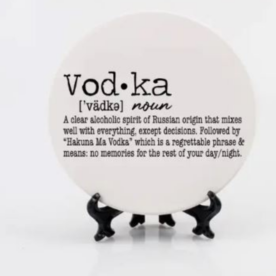Vodka Coaster